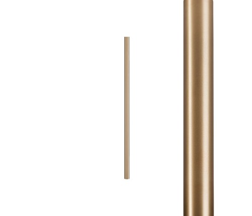 Klosz do Lampy sufitowej wiszącej żyrandola punktowego Industrialny CAMELEON LASER 750 BRASS 8567 NOWODVORSKI Lighting G9 75cm Loft nowoczesny oprawa oświetleniowa tuba zwis kameleon Inspiracje Premium złoty mosiądz