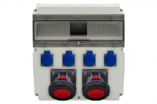 Rozdzielnica CAJA 15M - gniazda 2x63A 5p, 4x230V /15 modułów/ F3.2884 F-Elektro