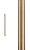 Klosz do Lampy sufitowej wiszącej żyrandola punktowego Industrialny CAMELEON LASER 490 BRASS 8571 NOWODVORSKI Lighting G9 49cm Loft nowoczesny oprawa oświetleniowa tuba zwis kameleon Inspiracje Premium złoty mosiądz
