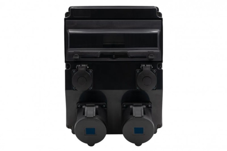Rozdzielnica CAJA 12M SCENIC - gniazda proste 2x32A 3p, 2x230V /12 modułów/ F3.2899 F-Elektro