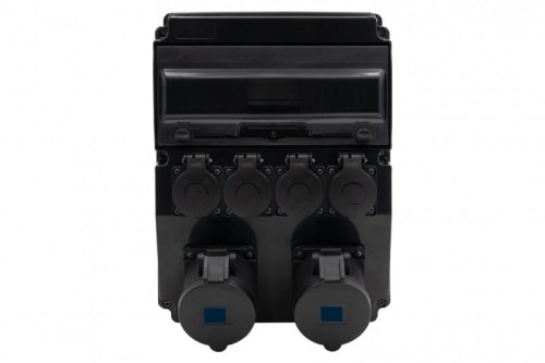Rozdzielnica CAJA 12M SCENIC - gniazda proste 2x32A 3p, 4x230V /12 modułów/ F3.2905 F-Elektro