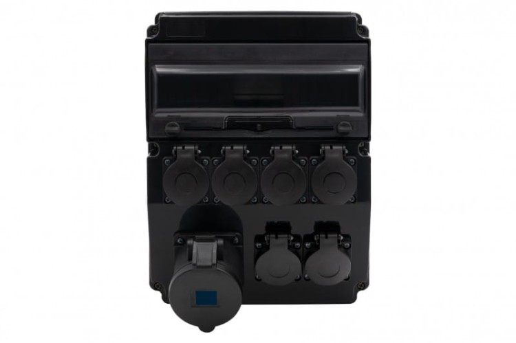 Rozdzielnica CAJA 12M SCENIC - gniazda proste 16A 3p, 6x230V /12 modułów/ F3.2906 F-Elektro
