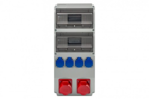 Rozdzielnica CAJA 20M gniazda 2x16A 5p, 4x230V IP44 F3.3204 F-Elektro