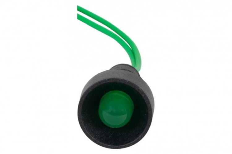 Kontrolka diodowa fi 10mm, 24V zielona/green F4.0068 F-Elektro