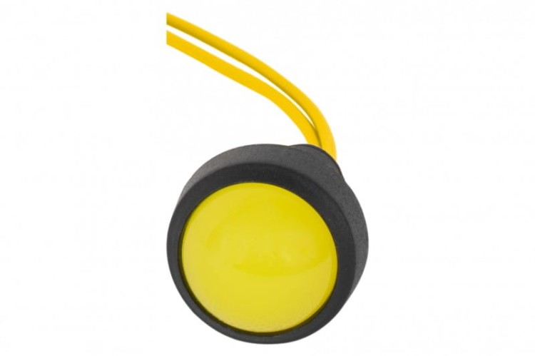 Kontrolka diodowa fi 20mm, 24V żółta/yellow F4.0075 F-Elektro