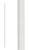 Klosz do Lampy sufitowej wiszącej żyrandola punktowego Industrialny CAMELEON LASER 1000 WHITE 8488 NOWODVORSKI Lighting G9 100cm Loft nowoczesny oprawa oświetleniowa tuba zwis kameleon Inspiracje Premium biały