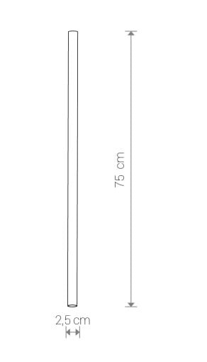 Klosz do Lampy sufitowej wiszącej żyrandola punktowego Industrialny CAMELEON LASER 750 WHITE 8570 NOWODVORSKI Lighting G9 75cm Loft nowoczesny oprawa oświetleniowa tuba zwis kameleon Inspiracje Premium biały
