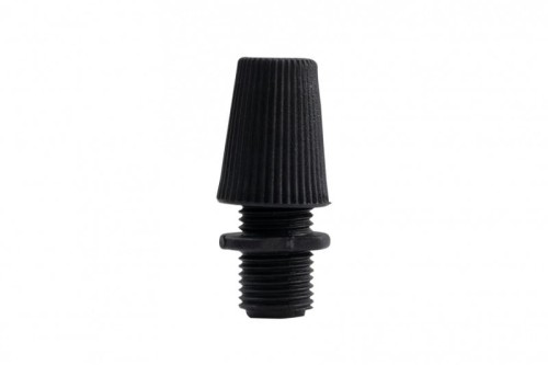 Nypel z zaciskiem M10x1 do oprawki E14, E27 czarny F4.0212 F-Elektro