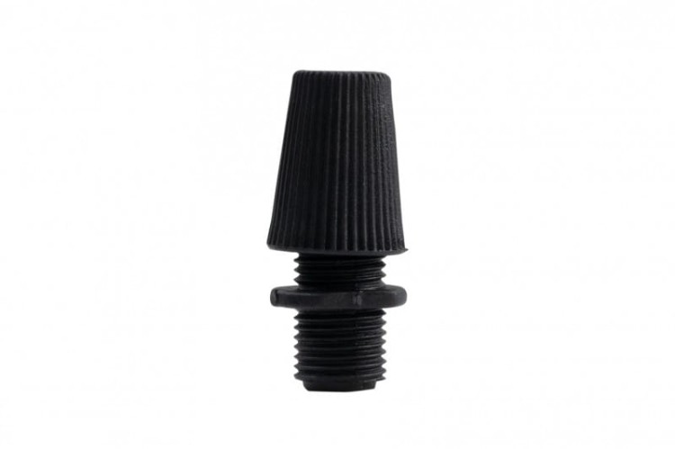Nypel z zaciskiem M10x1 do oprawki E14, E27 czarny F4.0212 F-Elektro