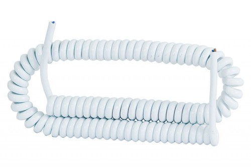 Przewód spiralny 05VVH8-F 3x1mm2 - 10m - biały F5.0044 F-Elektro