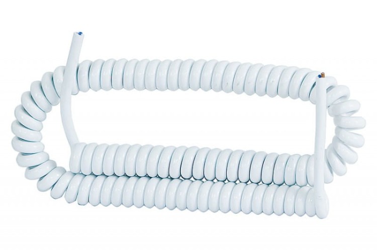 Przewód spiralny 05VVH8-F 3x1mm2 - 10m - biały F5.0044 F-Elektro