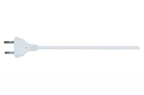 Przewód przyłączeniowy - wtyczka płaska OMYp 2x0,75mm2 - 2m - biały F5.0046 F-Elektro