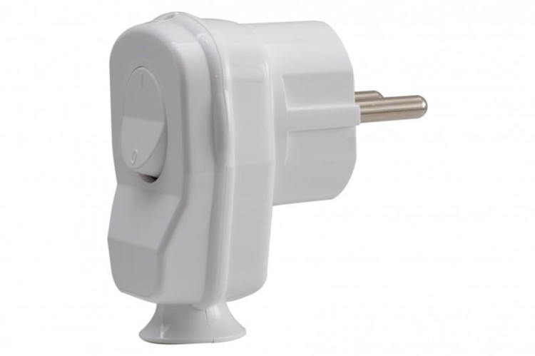 Wtyczka kątowa 230V z wyłącznikiem F6.0161 F-Elektro