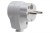 Wtyczka kątowa 230V z gniazdem F6.0163 F-Elektro