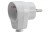 Wtyczka kątowa 230V z gniazdem F6.0163 F-Elektro