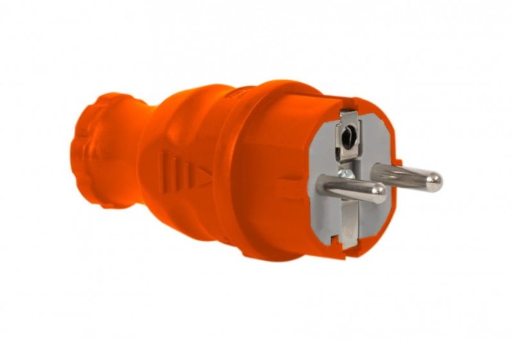 Wtyczka gumowa NOVA pomarańczowa F6.0359 F-Elektro