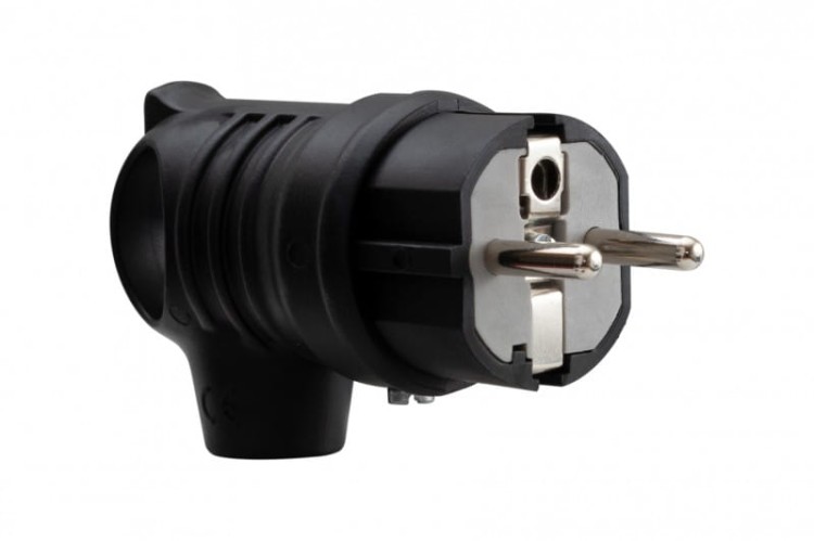 Wtyczka gumowa NOVA kątowa -długa F6.0363 F-Elektro