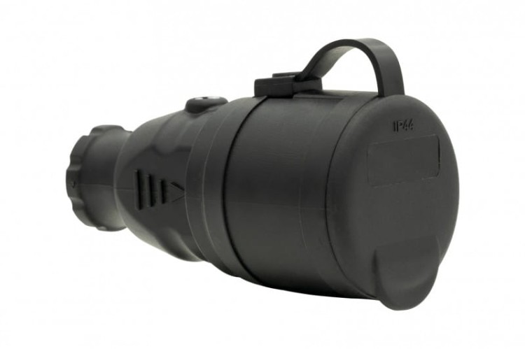 Gniazdo gumowe NOVA 230V 16A IP44 czarne F6.0368 F-Elektro