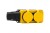 Listwa gumowa 2x230V 16A IP54 SCHUKO żółta F6.0400 F-Elektro