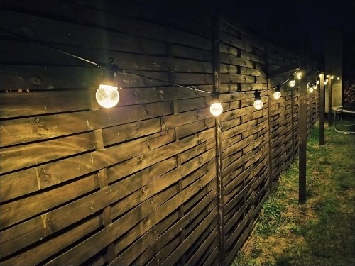 Lampki ogrodowe Girlanda Łańcuch Party 10x 5 LED do Ogrodu z Żarówkami DCPW02 Emos Dekoracyjny 5m IP44 WW Dekoracja sznur ciepły przeźroczyste