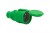 Gniazdo gumowe NOVA 230V 16A IP44 zielone F6.0475 F-Elektro