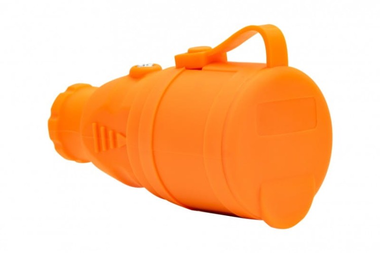 Gniazdo gumowe NOVA 230V 16A IP44 pomarańczowe F6.0478 F-Elektro
