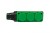Listwa gumowa 3x230V 16A IP54 SCHUKO zielona F6.0492 F-Elektro