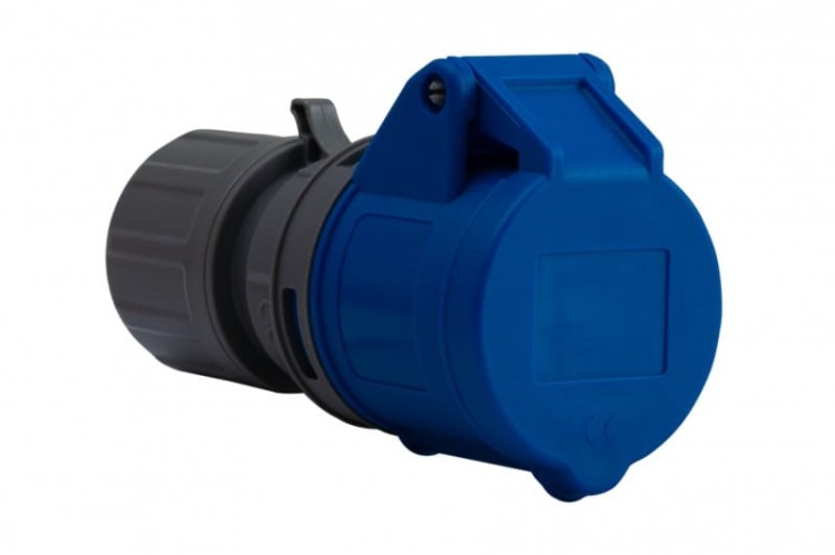 Gniazdo przemysłowe-przenośne 16A 3p 200V-250V /FE/ IP44  F7.0013 F-Elektro
