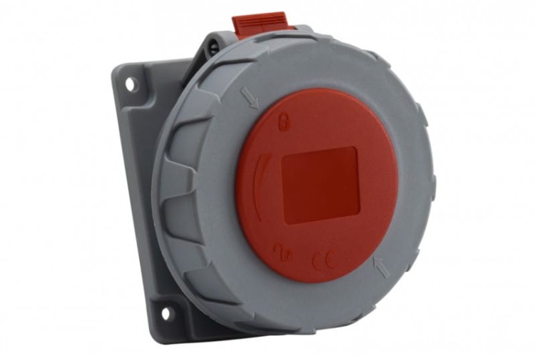 Gniazdo siłowe tablicowe skośne 32A 5p /FE/ IP67 F7.0042 F-Elektro