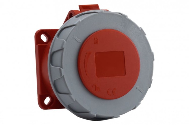 Gniazdo siłowe tablicowe proste 32A 5p /FE/ IP67 F7.0044 F-Elektro