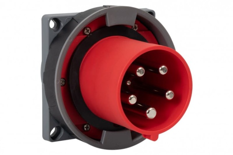 Wtyk siłowy tablicowy odbiornikowy 63A 5p /FE/ IP67 F7.0065 F-Elektro