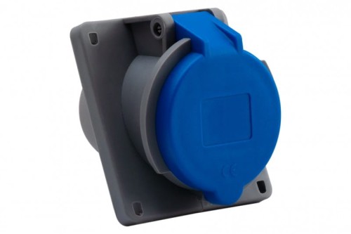 Gniazdo przemysłowe tablicowe skośne 32A 3p 250V/FE/ F7.0083 F-Elektro