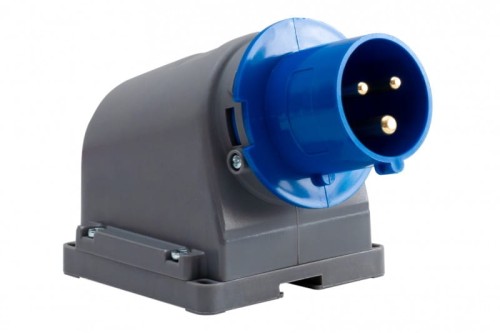 Wtyk przemysłowy  stały odbiornikowy 16A 3p IP44 /FE/ F7.0090 F-Elektro