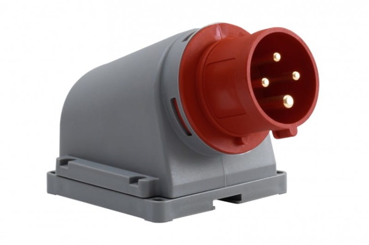 Wtyk siłowy stały odbiornikowy 16A 4p IP44 /FE/  F7.0097 F-Elektro