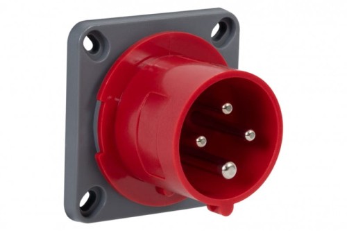 Wtyk siłowy tablicowy odbiornikowy 16A 4p IP44/FE/ F7.0100 F-Elektro
