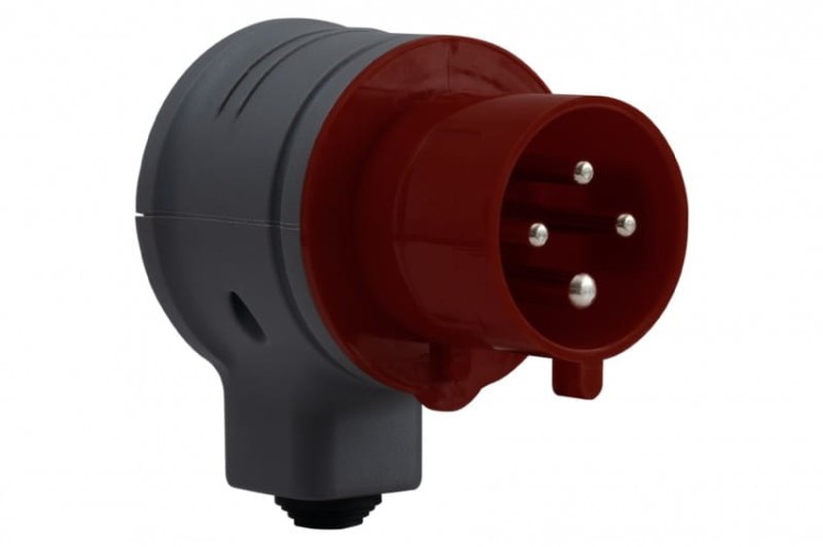 Wtyczka kątowa obrotowa 32A 4p IP44 /FE/ F7.0103 F-Elektro