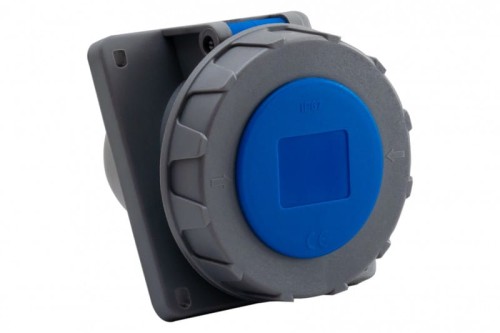 Gniazdo przemysłowe tablicowe skośne 32A 3p /FE/ IP67 F7.0111 F-Elektro