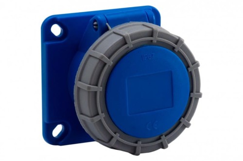 Gniazdo przemysłowe tablicowe proste 16A 3p /FE/ IP67 F7.0116 F-Elektro