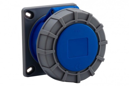 Gniazdo przemysłowe tablicowe proste 32A 3p /FE/ IP67 F7.0117 F-Elektro