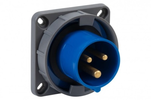 Wtyk przemysłowy  tablicowy odbiornikowy 32A 3p /FE/ IP67 F7.0120 F-Elektro