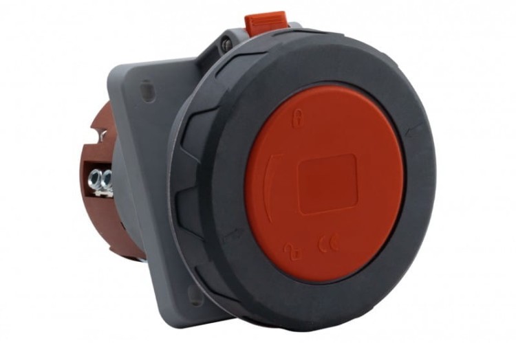 Gniazdo siłowe tablicowe skośne 125A5p /FE/ IP67 F7.0134 F-Elektro