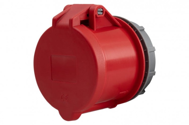 Gniazdo tablicowe proste 16A 5p IP44 /FE/ NAKRĘTKA F7.0137 F-Elektro