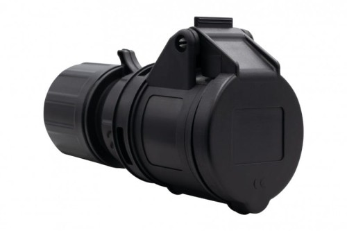 Gniazdo przemysłowe-przenośne 16A 3p 200V-250V /FE/ IP44  czarne F7.0147 F-Elektro