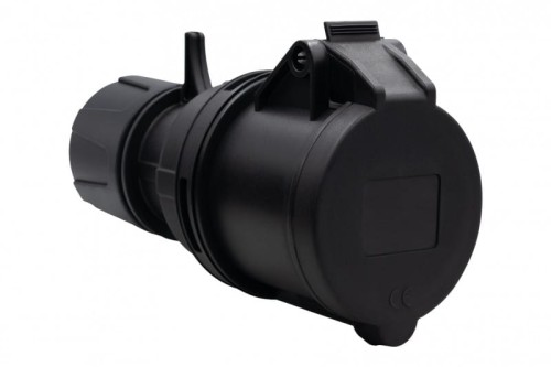 Gniazdo przemysłowe - przenośne 32A 3p 200V-250V /FE/ IP44  czarne F7.0148 F-Elektro