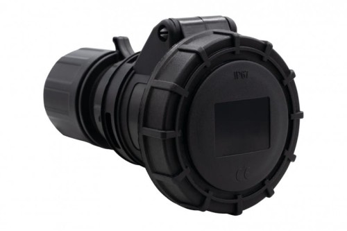 Gniazdo przemysłowe-przenośne 16A 3p 200V-250V /FE/ IP67  czarne F7.0149 F-Elektro
