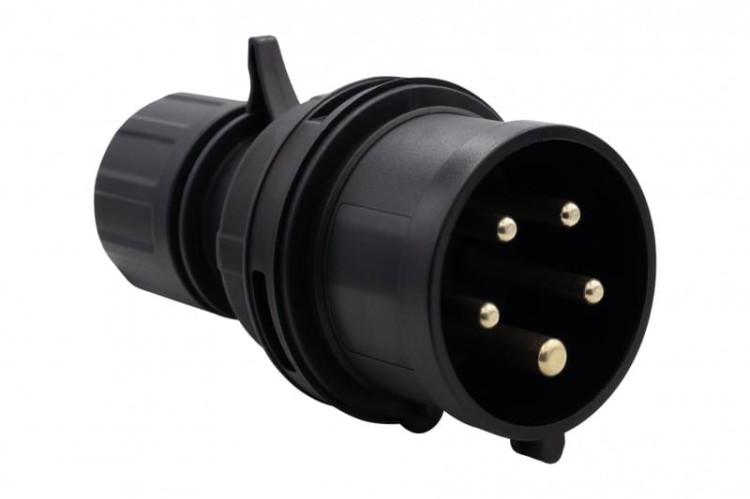Wtyczka siłowa 16A 5p 380V-415V /FE/ IP44  czarna F7.0159 F-Elektro