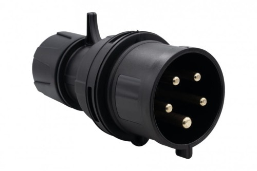 Wtyczka siłowa 32A 5p 380V-415V /FE/ IP44  czarna F7.0160 F-Elektro