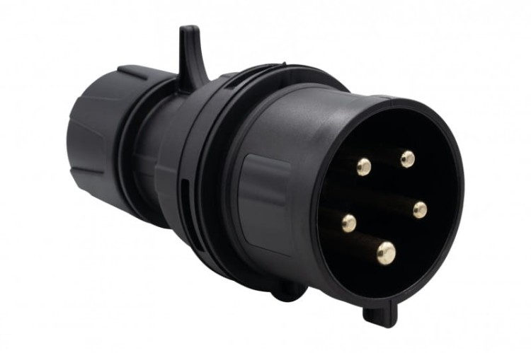 Wtyczka siłowa 32A 5p 380V-415V /FE/ IP44  czarna F7.0160 F-Elektro