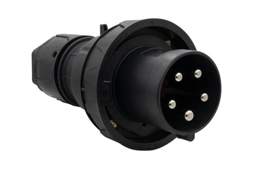 Wtyczka siłowa 63A 5p 380V-415V /FE/ IP67 czarna F7.0163 F-Elektro