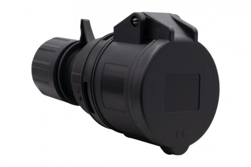 Gniazdo siłowe przenośne 16A 5p 380V-415V /FE/ IP44  czarne F7.0164 F-Elektro